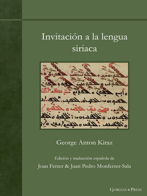 cover image of Invitación a la lengua siriaca